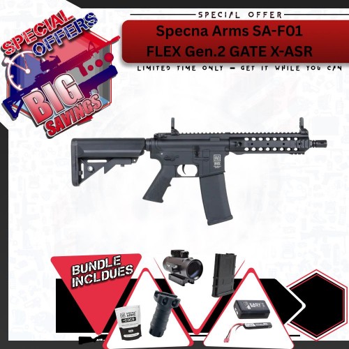 Specna Arms SA-F01 Flex Gen.2 GATE X-ASR Bundle Deal, SAVE BIG with our Special Offers – Bundle Deal